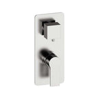 Miscelatore Monocomando doccia con Deviatore a 2 Vie completo di corpo incasso e piastra lusso rettangolare collezione Energy di Remer Rubinetterie