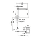 Paffoni Candy miscelatore lavabo con scarico