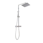 Colonna doccia squadrata regolabile con soffione Calais e termostatico TM3C