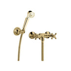 Gruppo doccia esterno con doccetta serie Iris modello IRV168DBR bronzo Paffoni