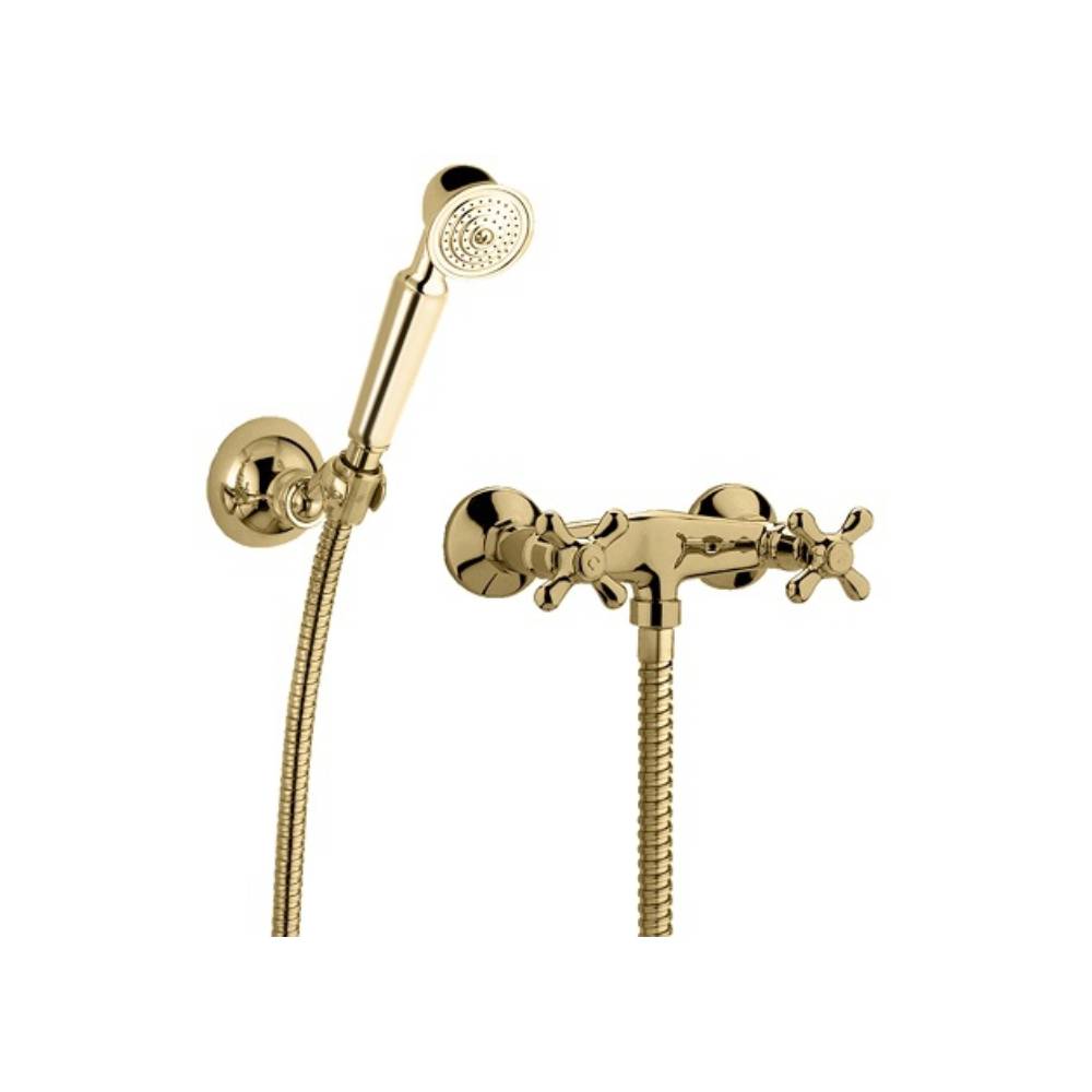 Gruppo doccia esterno con doccetta serie Iris modello IRV168DBR bronzo Paffoni