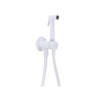 Set bidet con doccetta tondo e Flessibile Tweet Round modello ZDUP110BO Bianco opaco Paffoni