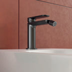 Miscelatore monocomando bidet RubiFlux serie Azzurro - Satinato