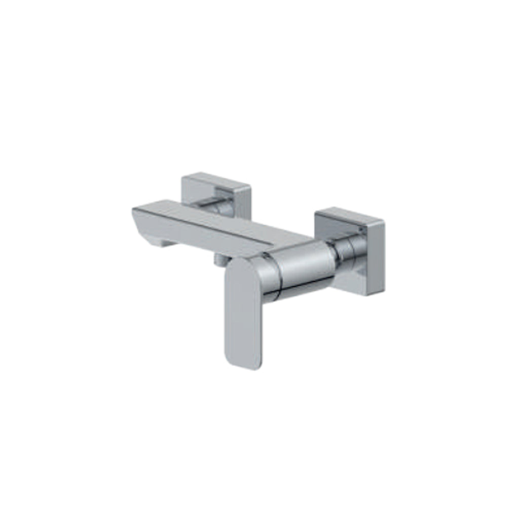 Miscelatore monocomando esterno per doccia RubiFlux serie Azzurro - Cromo