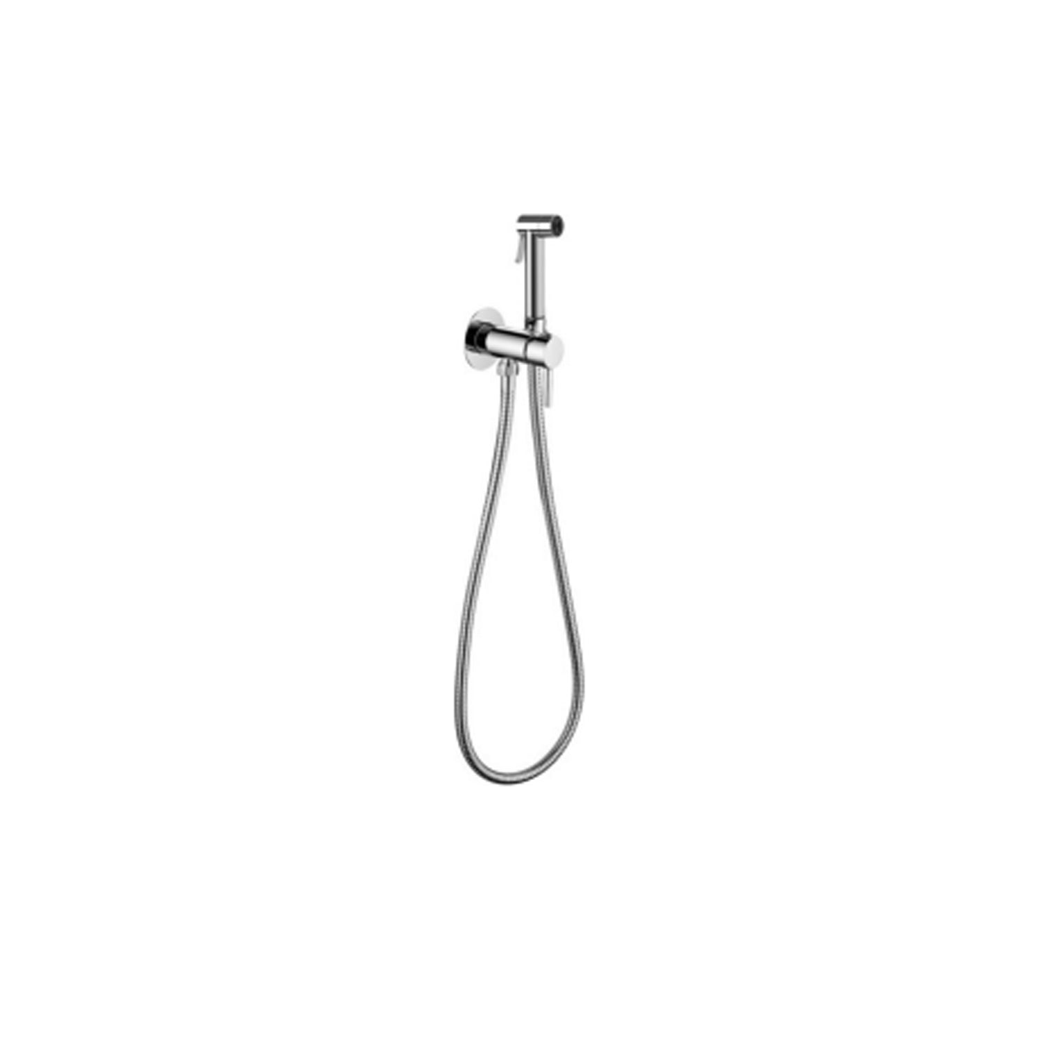 Set bidet incasso tondo Paffoni Tweet Plus Mix con miscelatore e doccia in metallo