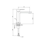 Miscelatore lavabo Paffoni serie Elle senza piletta di scarico - Cromato