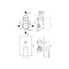 Miscelatore doccia incasso Paffoni serie ELLE - Steel Looking