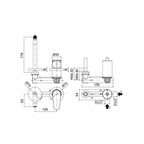 Miscelatore Lavabo Incasso 2 Fori serie Green modello GR106CR70 cromo Paffoni