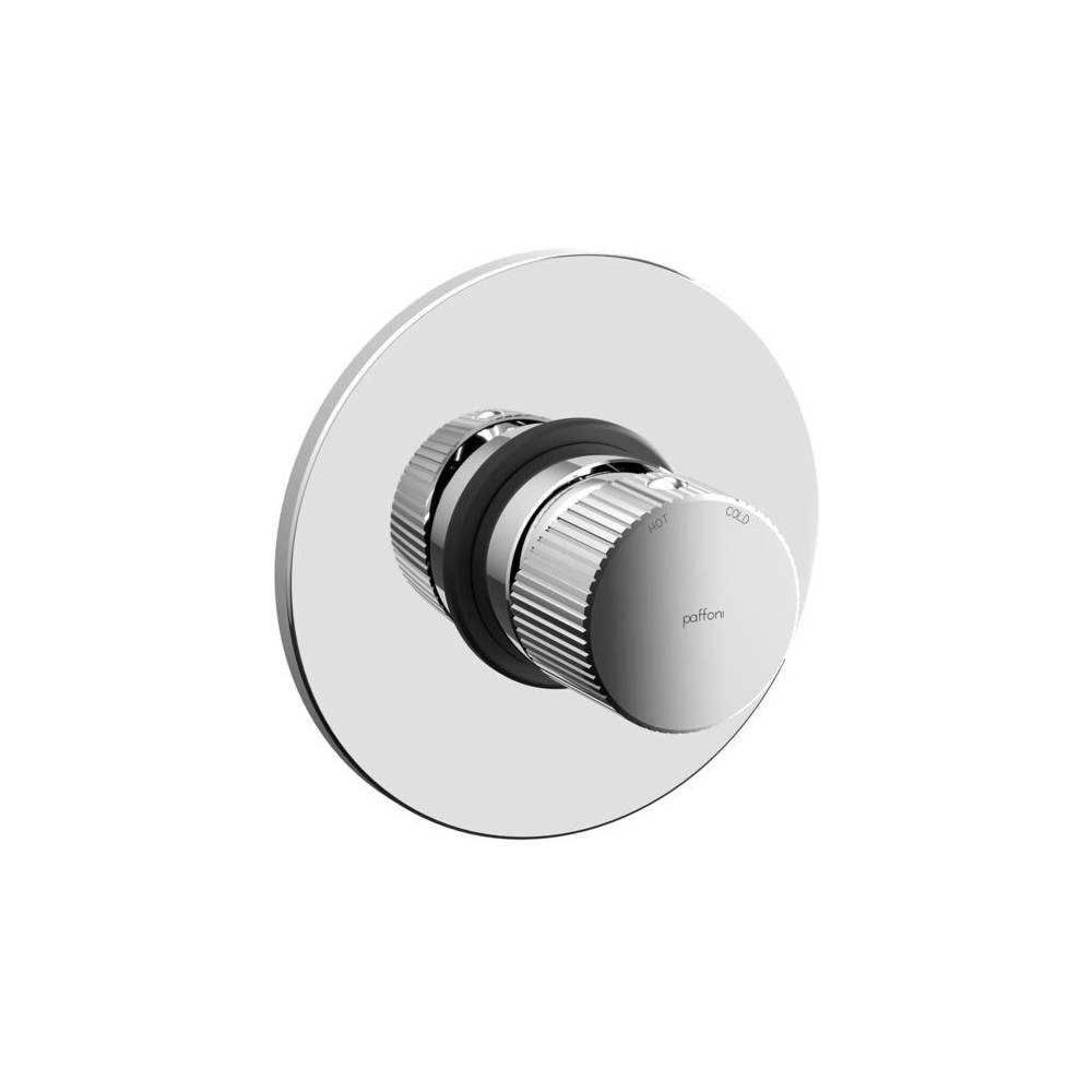 Miscelatore doccia Incasso con piastra lusso senza deviatore serie Jo modello JO011CR cromo Paffoni