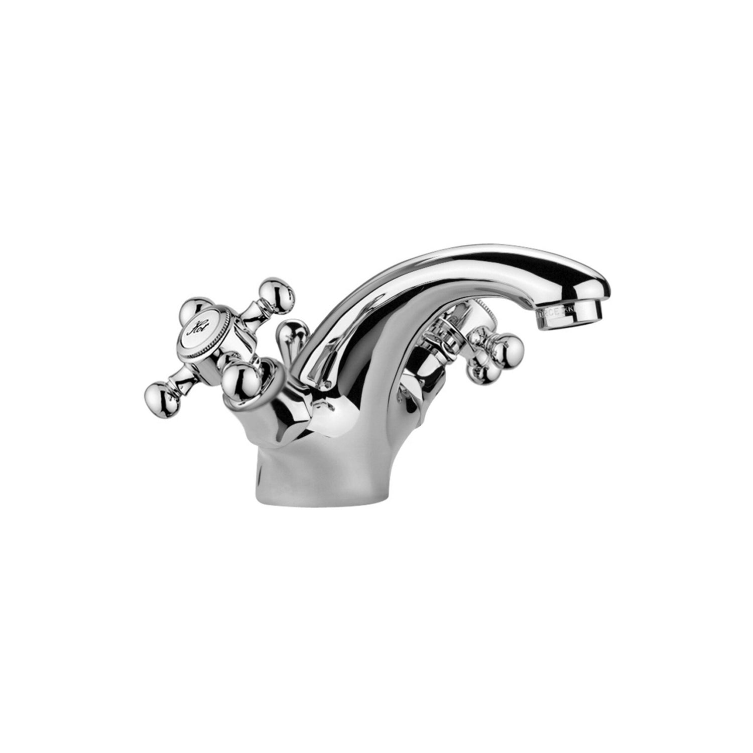 Monoforo lavabo con scarico automatico Paffoni serie Viola - Cromato