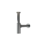 Sifone tondo per lavabo RubiFlux serie Aria â€“ Acciaio Satinato 316L
