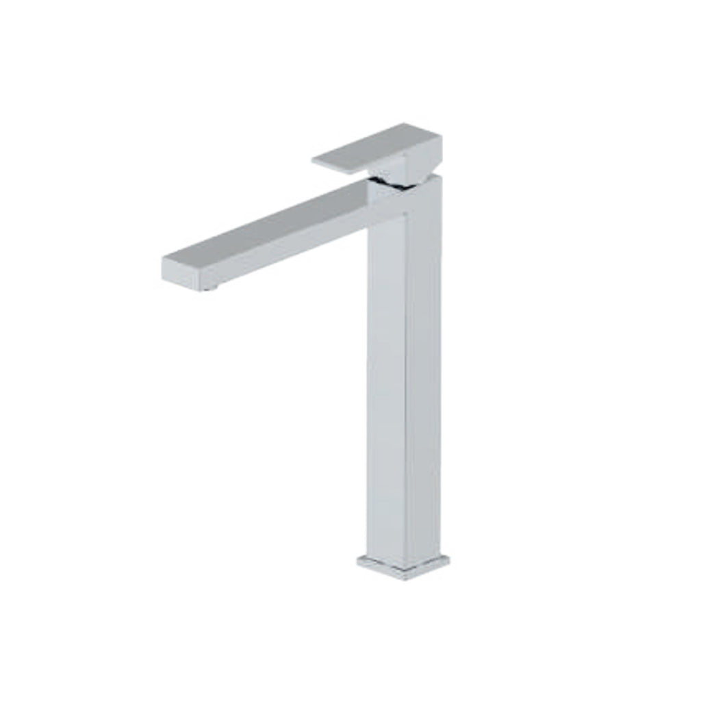 Miscelatore monocomando lavabo alto RubiFlux serie Rose - Cromo