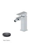 Miscelatore monocomando bidet RubiFlux serie Rose - Nero Opaco