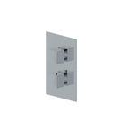 Miscelatore monocomando incasso termostatico con deviatore RubiFlux serie Rose - Cromo