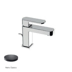 Miscelatore monocomando lavabo RubiFlux serie Dema - Nero Opaco