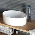 Miscelatore monocomando lavabo alto RubiFlux serie Dema - Nero Opaco