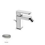 Miscelatore monocomando bidet con scarico RubiFlux serie Dema - Nickel