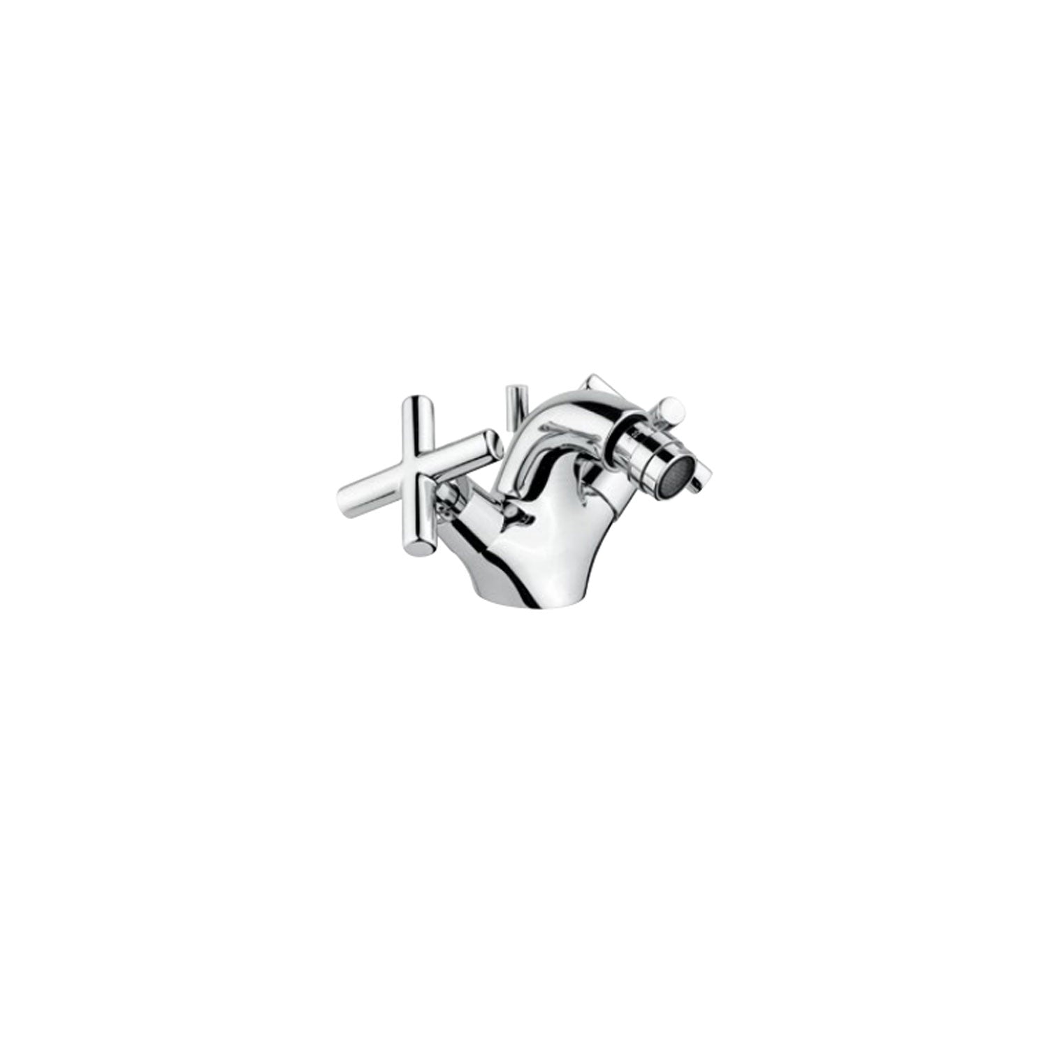Miscelatore monoblocco bidet in ottone cromato serie Sirio Keller Taps