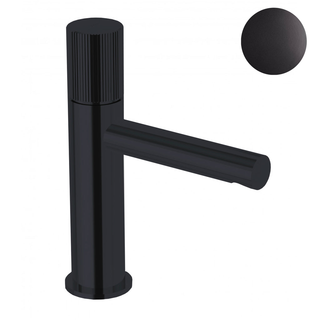 Miscelatore lavabo con scarico click clack Paffoni Jo Nero Opaco