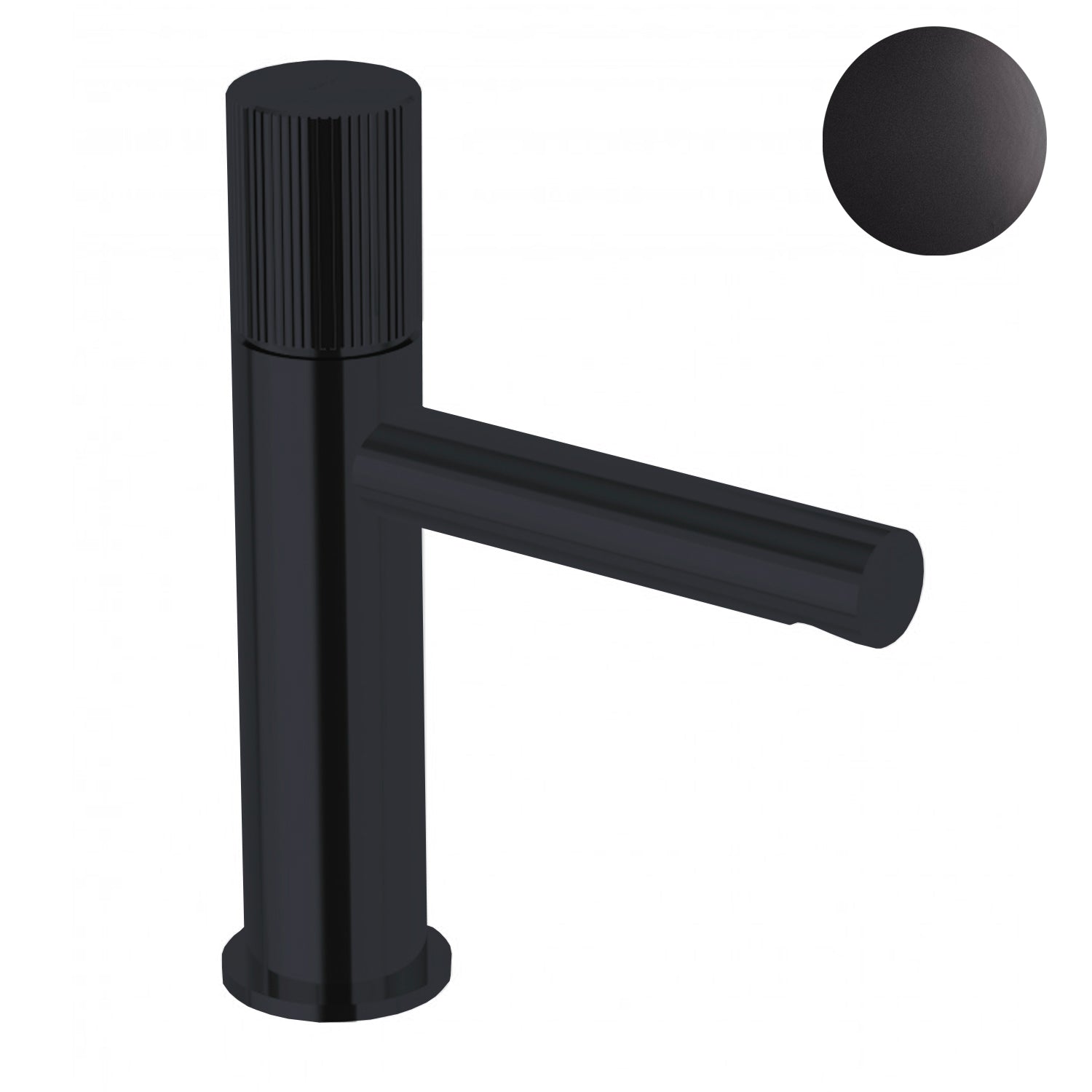 Miscelatore lavabo con scarico click clack Paffoni Jo Nero Opaco