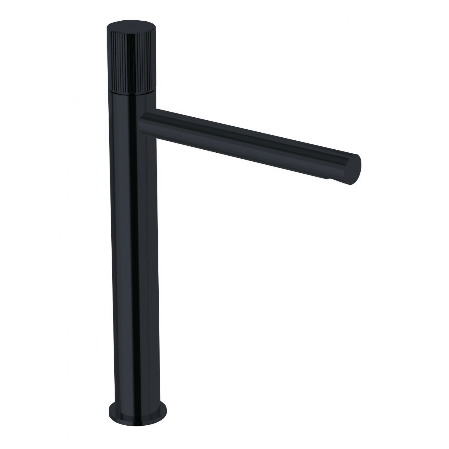 Miscelatore alto lavabo con scarico click clack Paffoni Jo Nero Opaco