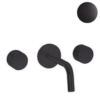 Miscelatore lavabo a muro con bocca cm 24