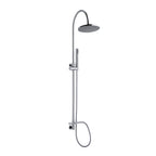 Colonna doccia C37 regolabile con presa acqua a muro e soffione 220mm