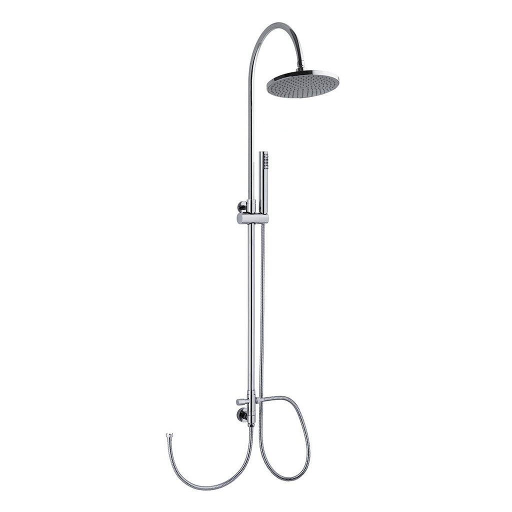 Colonna doccia C37 regolabile con attacco flessibile e soffione 220mm