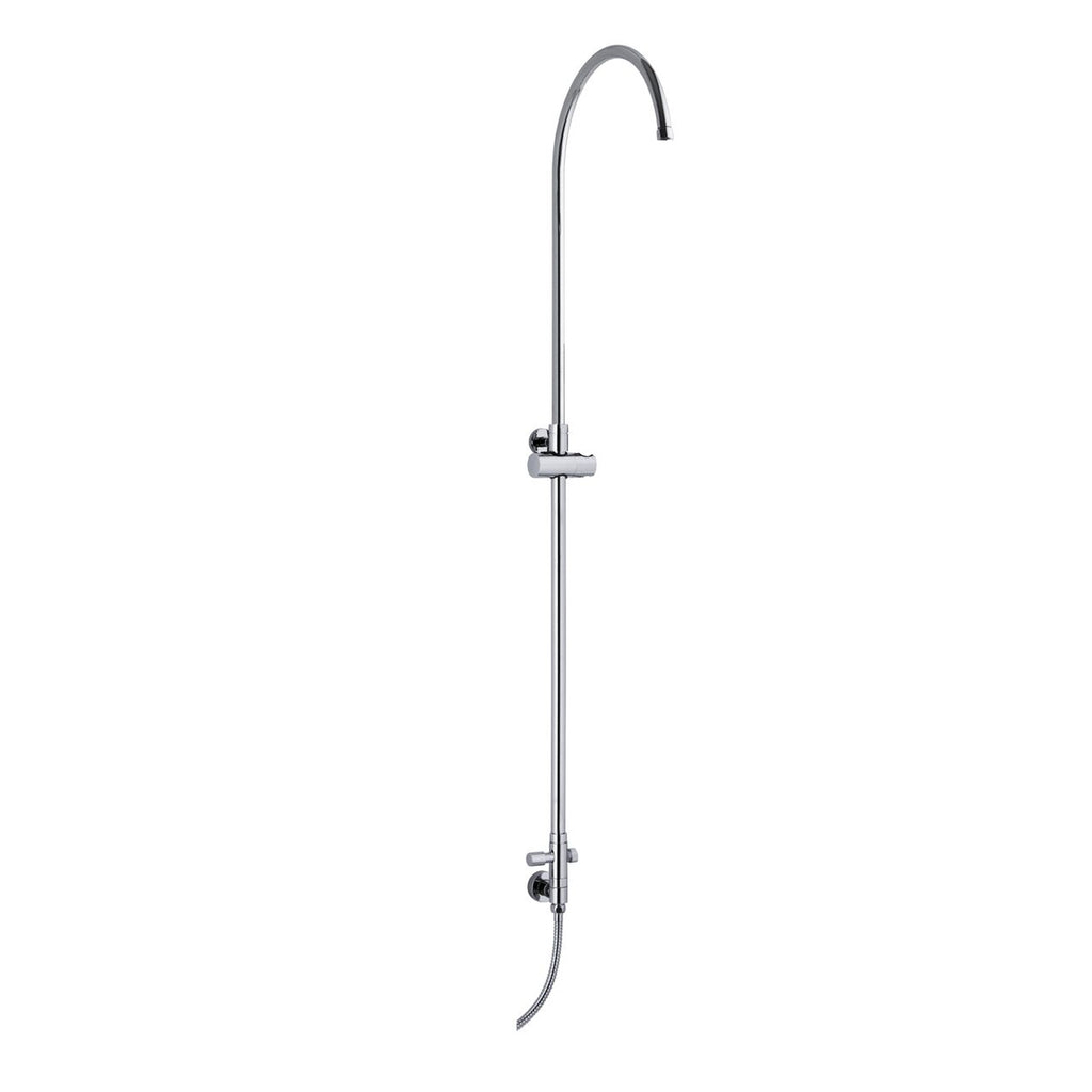 Colonna doccia C37 regolabile con attacco flessibile e soffione 220mm