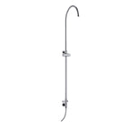 Colonna doccia C37 regolabile con attacco flessibile e soffione 220mm