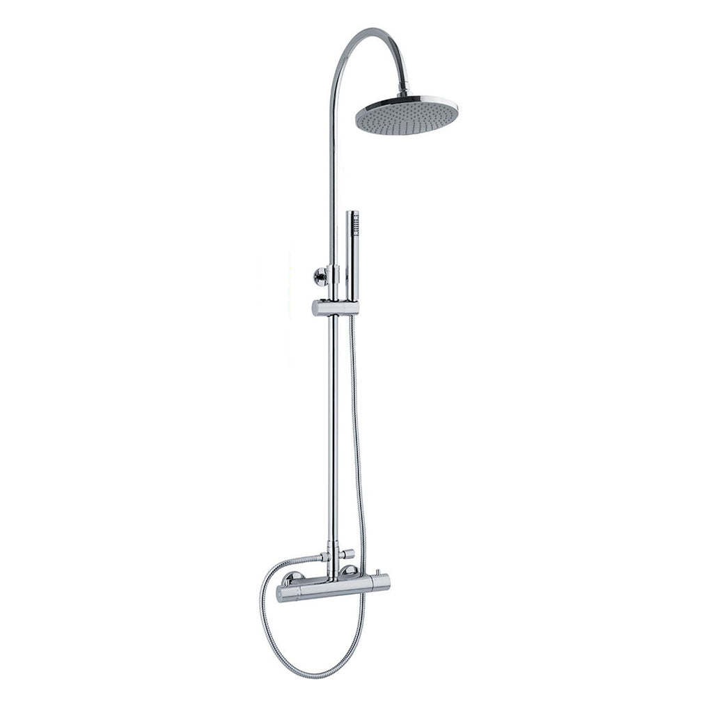 Colonna doccia C37 regolabile con termostatico TM1B e soffione 22cm