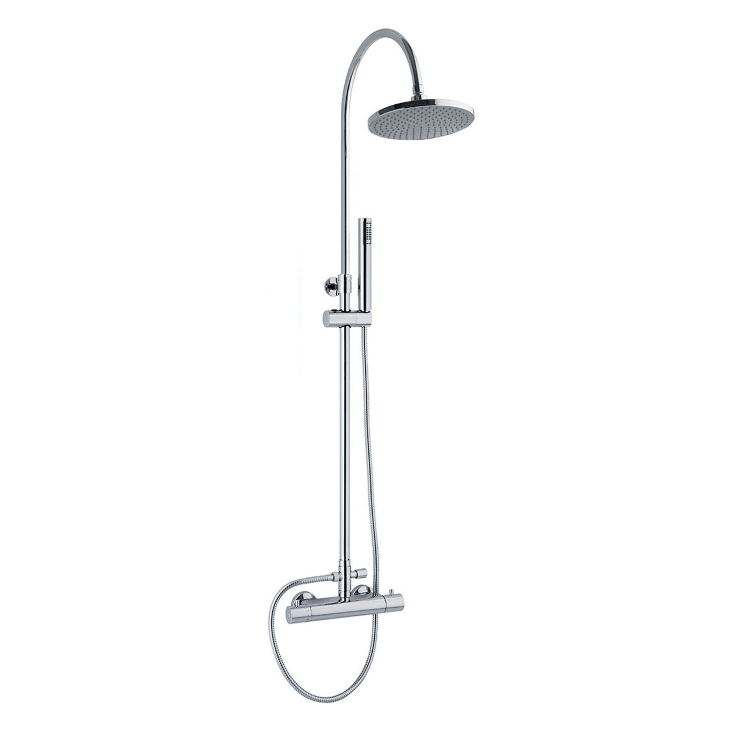 Colonna doccia C37 regolabile con termostatico TM1B e soffione 22cm
