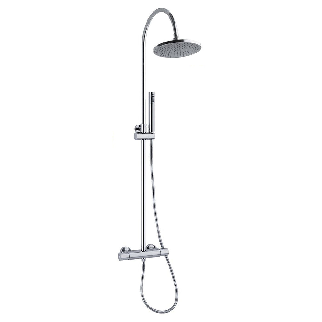 Colonna doccia C37 regolabile con termostatico TM3C e soffione 22cm