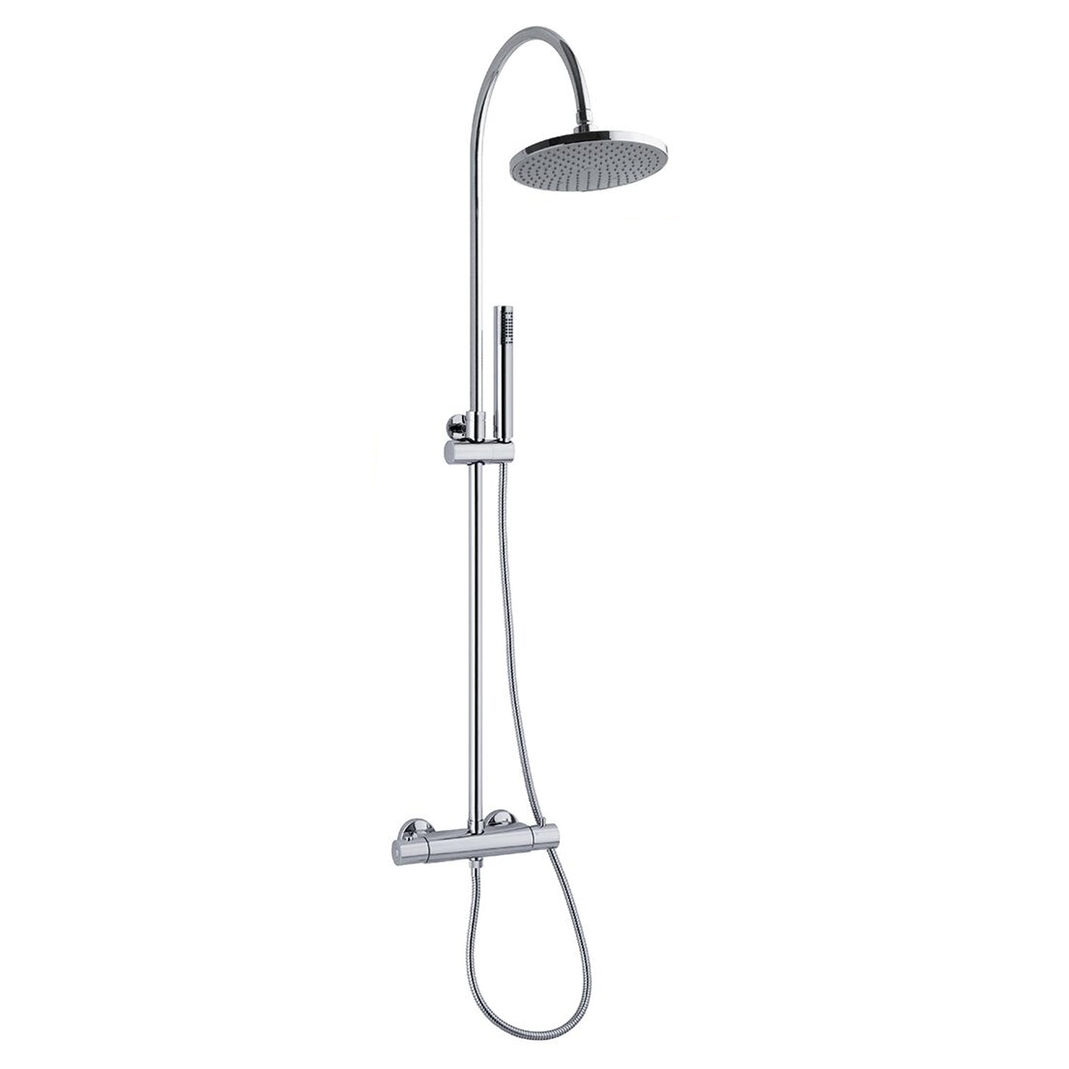 Colonna doccia C37 regolabile con termostatico TM3C e soffione 22cm