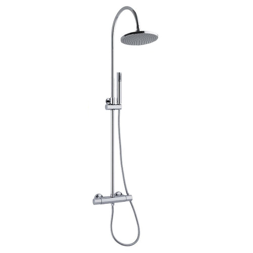 Colonna doccia C37 regolabile con termostatico TM3C e soffione 22cm