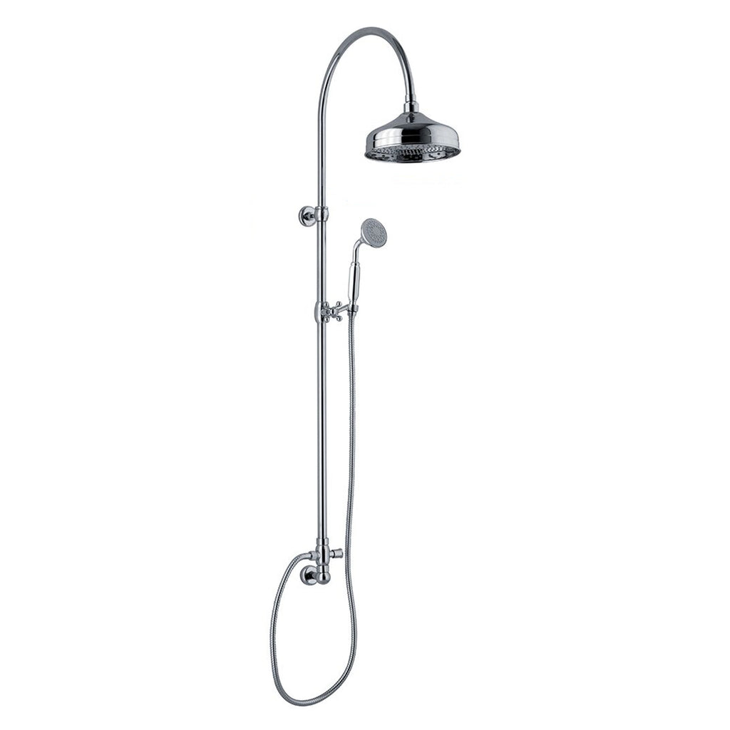 Colonna doccia C37 regolabile con termostatico TM3C e soffione 22cm