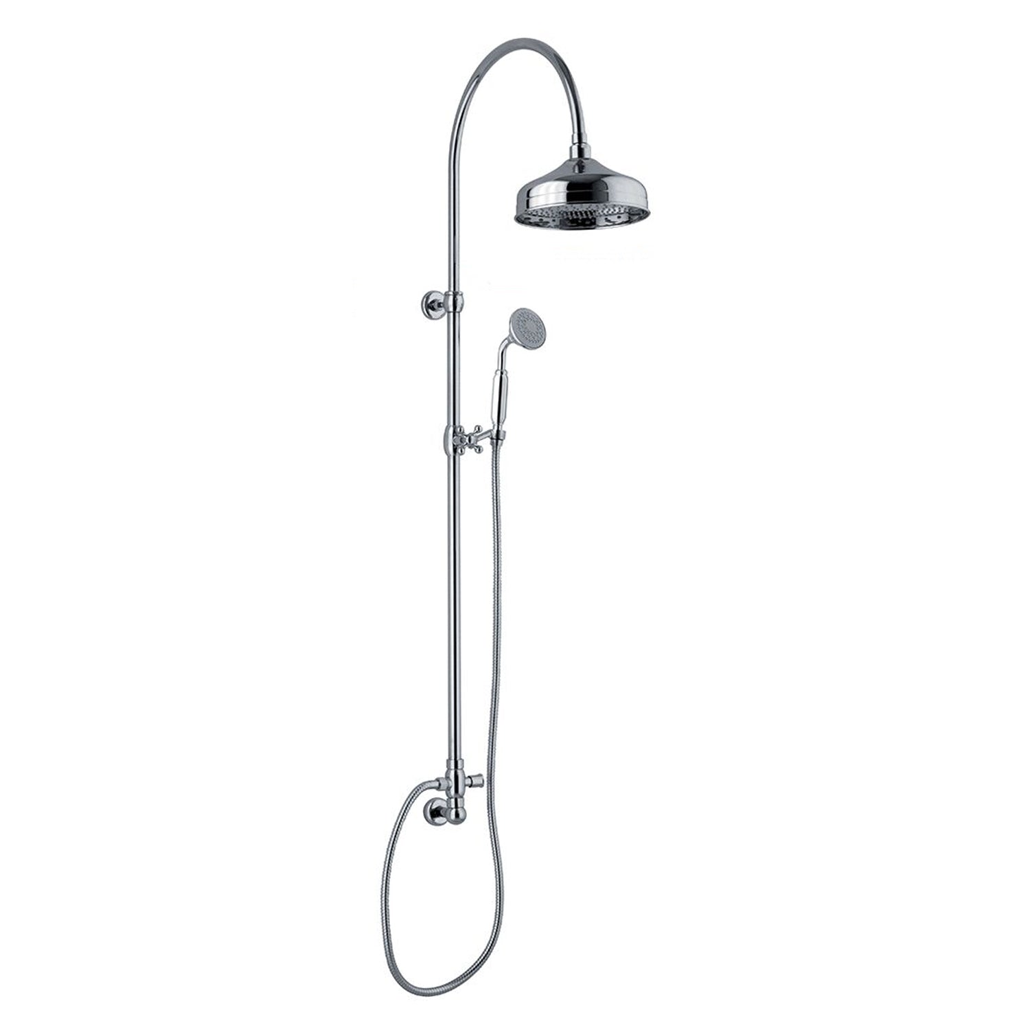 Colonna doccia C37 regolabile con termostatico TM3C e soffione 22cm