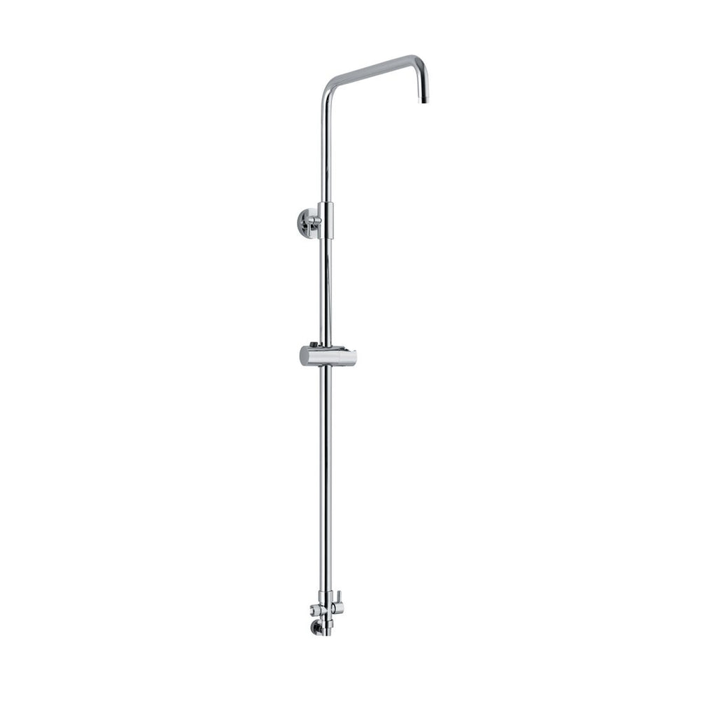 Colonna doccia C15 regolabile con presa acqua a muro e soffione 25cm