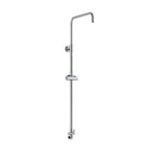 Colonna doccia C15 regolabile con presa acqua a muro e soffione 25cm