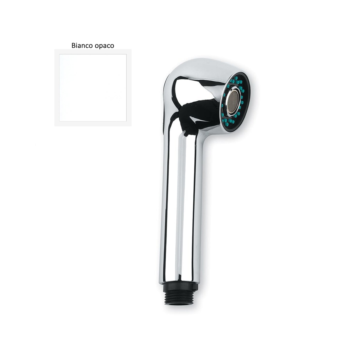 Doccia cucina 2 getti in abs attacco 1/2M bianco opaco