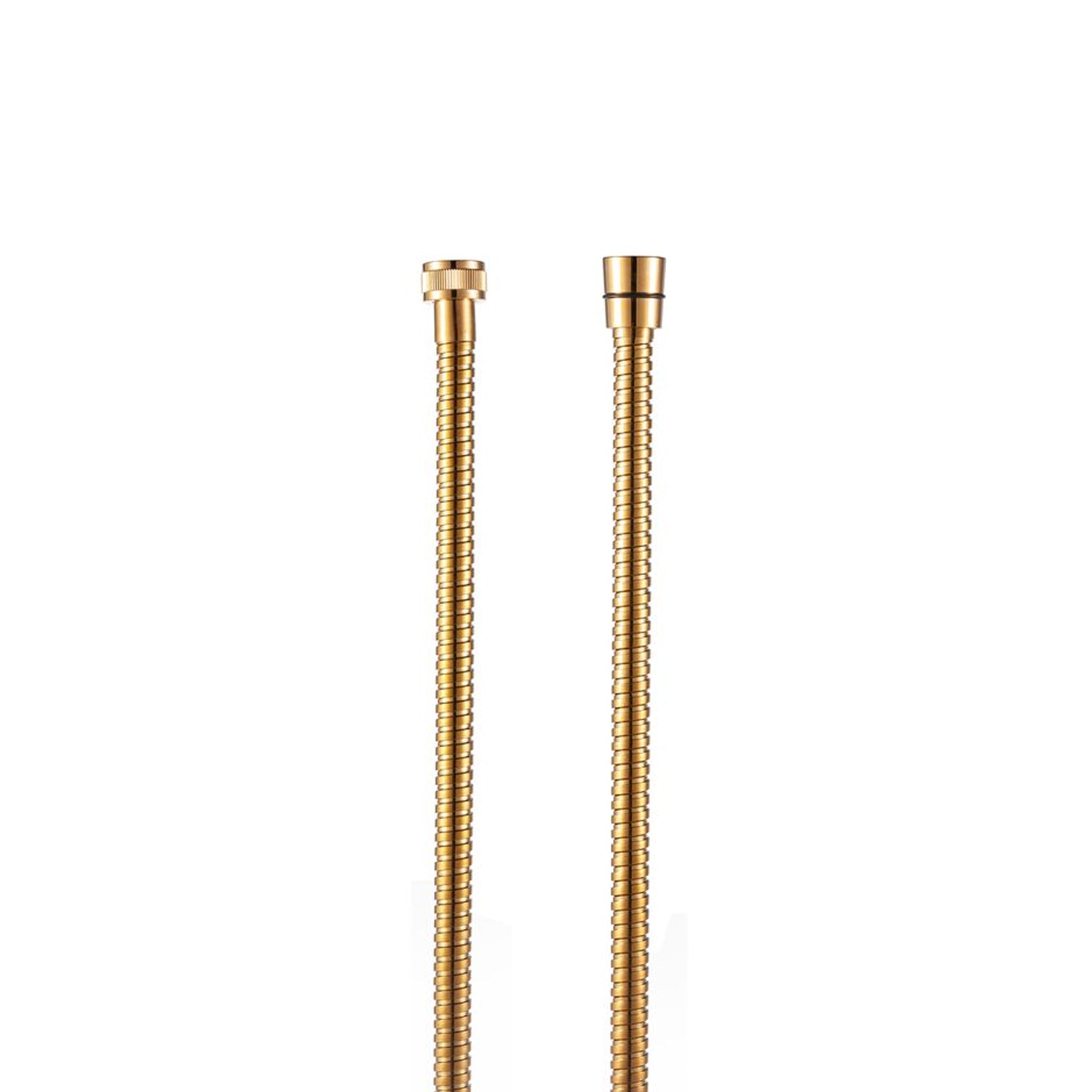 Flessibile doccia a doppia aggraffatura 120cm oro