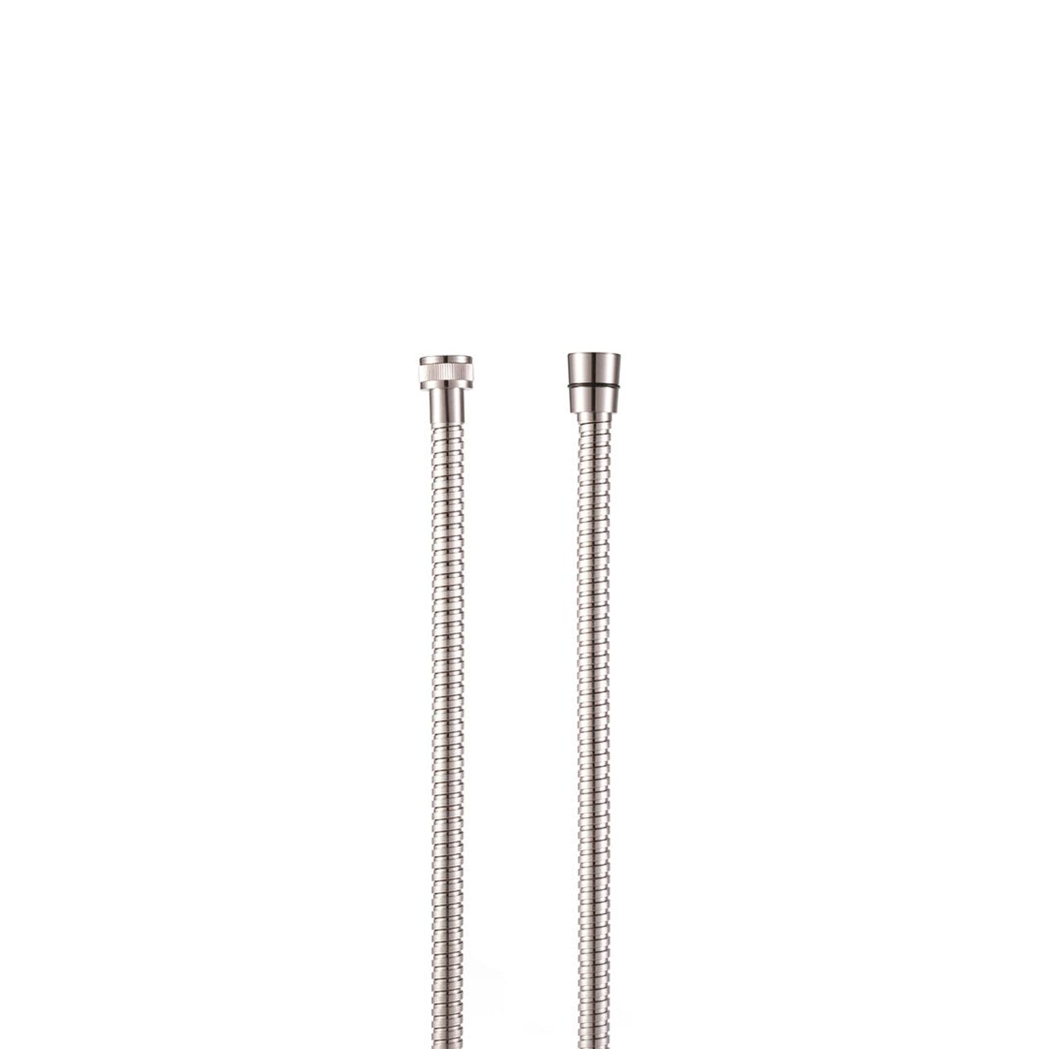 Flessibile doccia a doppia aggraffatura 120cm nichel spazzolato