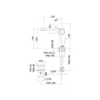 Miscelatore lavabo con scarico serie Rock modello RO075St steel looking Paffoni