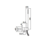 Kit doccia 074 con soffione