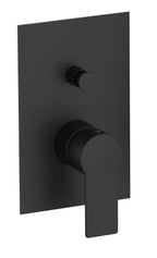 Miscelatore doccia con deviatore a pulsante Paffoni serie Tango - Nero Opaco