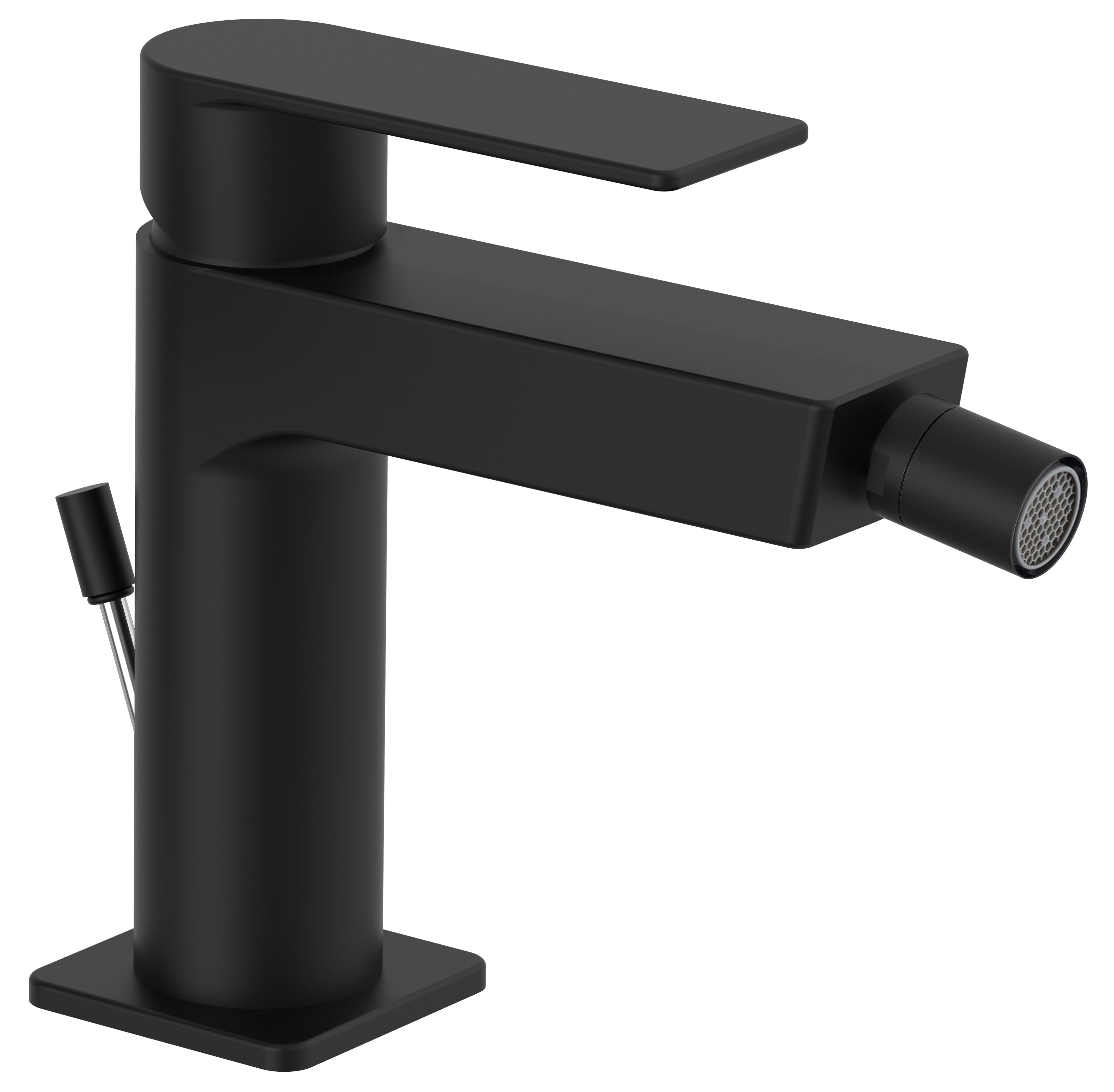 Miscelatore bidet sopra piano con scarico Paffoni serie Tango - Nero Opaco