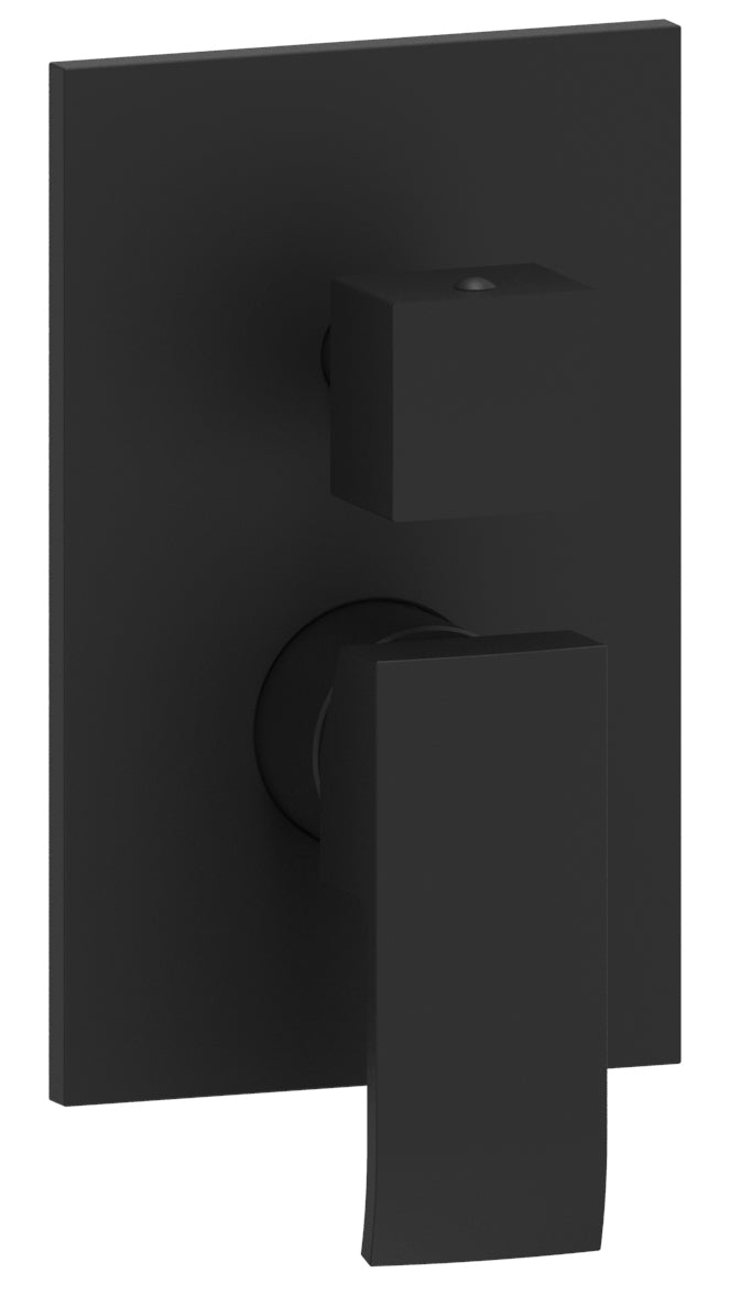 Miscelatore incasso doccia 2 uscite Paffoni serie Elle - Nero Opaco