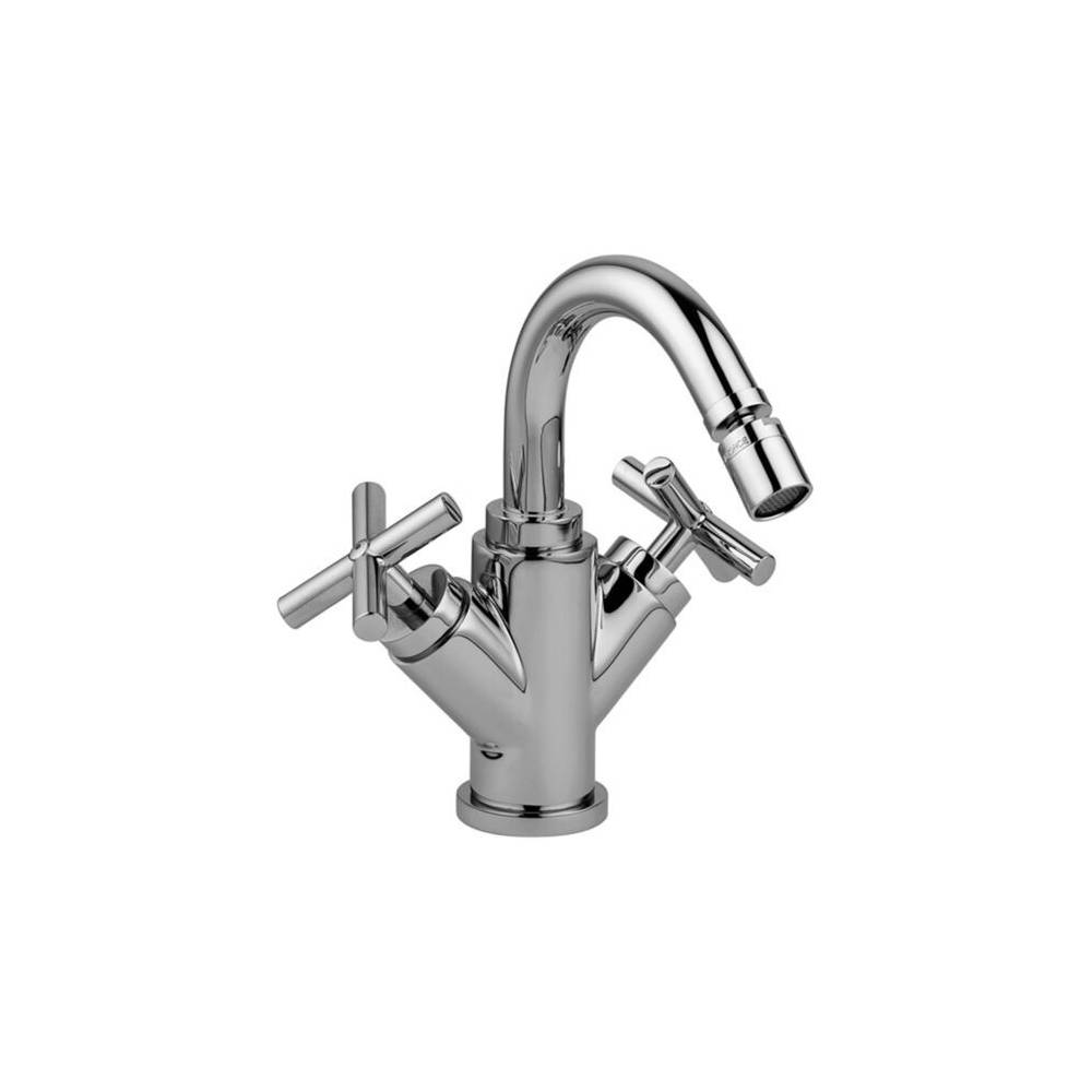 Gruppo monoforo bidet con canna orientabile senza scarico serie Quattro modello QTV138CR cromo Paffoni