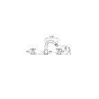 Kit miscelatori lavabo+bidet+doccia in ottone cromato collezione Sirio Keller Taps