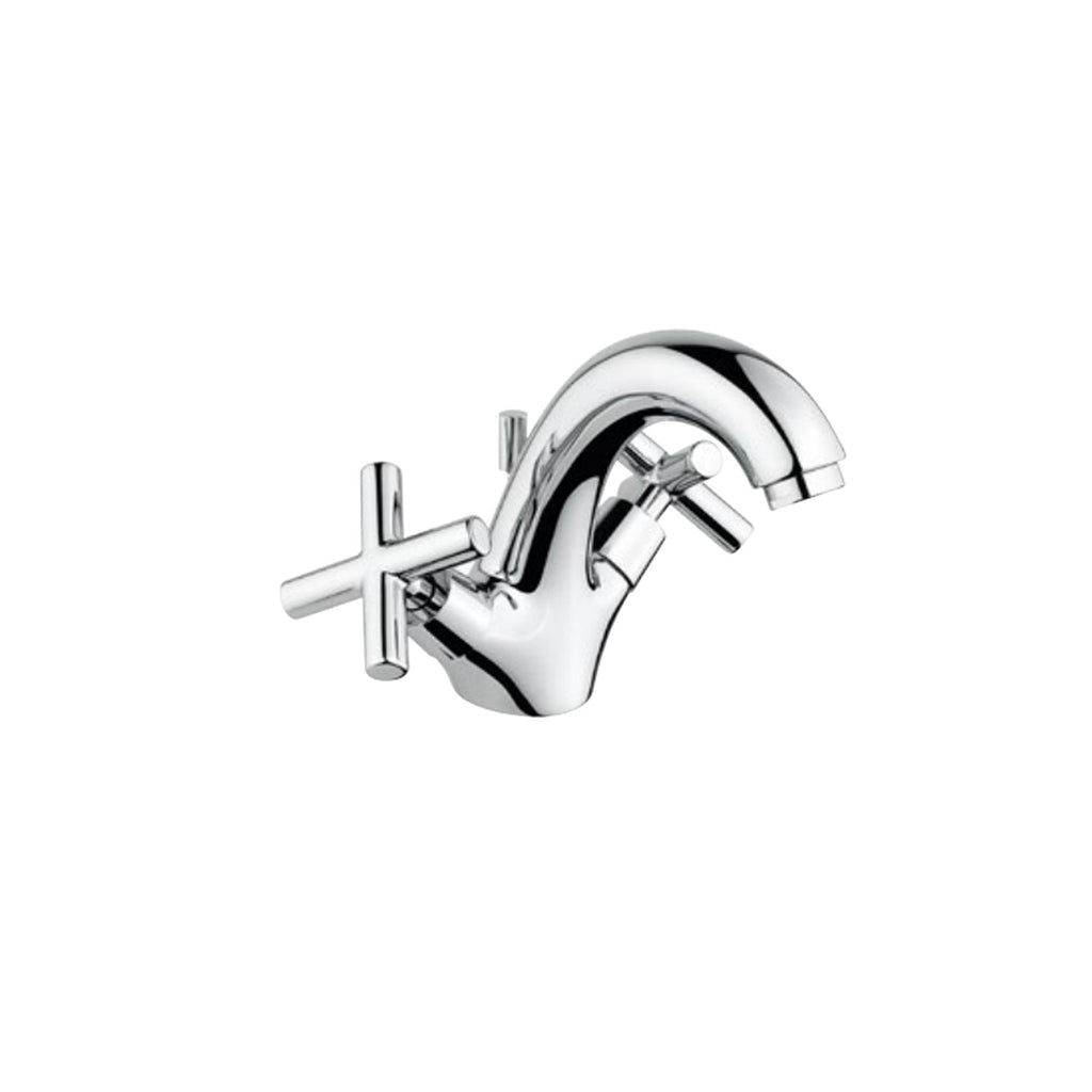 Kit miscelatori monoblocco lavabo+bidet in ottone cromato collezione Sirio Keller Taps